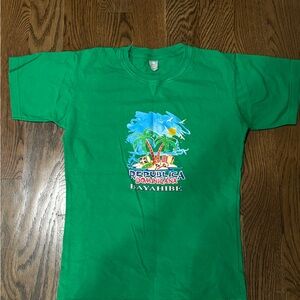 Green Dominican Republic Graphic T-Shirt